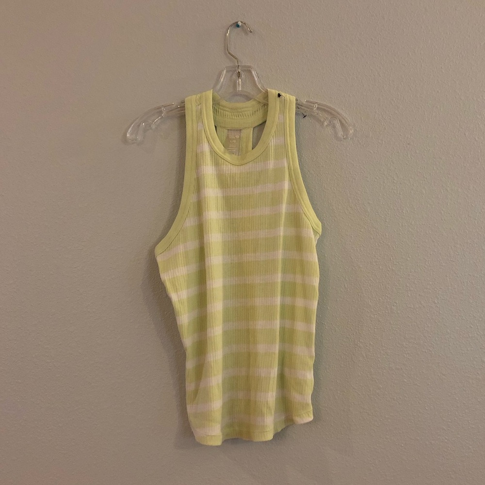 Green stripe tank